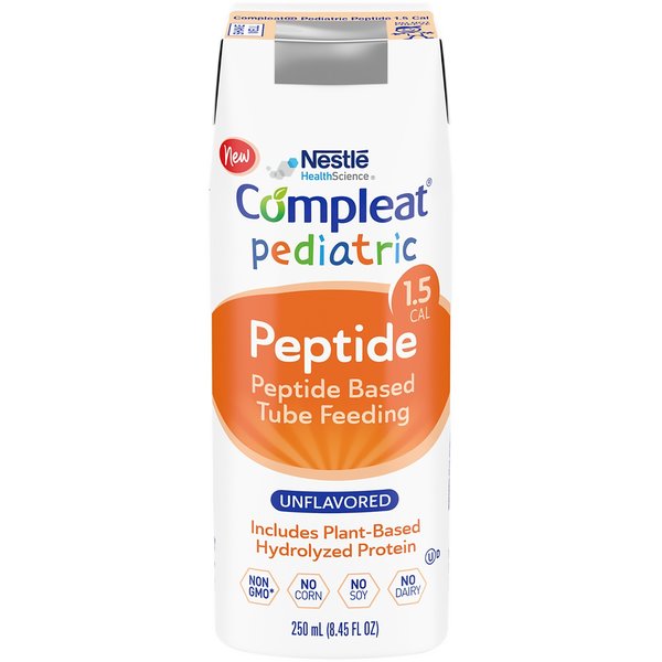 Compleat Peptide 1.5 Pediatric Oral Supplement / Tube Feeding Formula, 8.45 oz. Carton, PK 24 4390013135